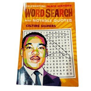 Celebrating Black History Word Search Puzzle Book with Notable Quotes